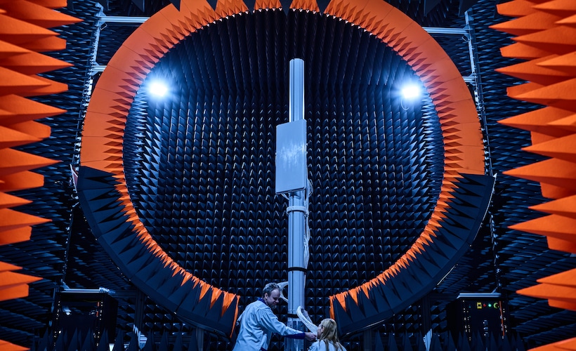 5G testing in the Stargate antenna chamber