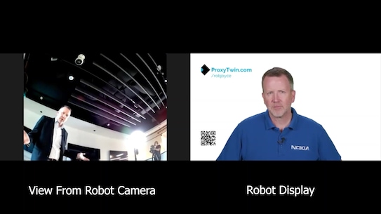 Robot Rob point of view conversation with Rob Joyce