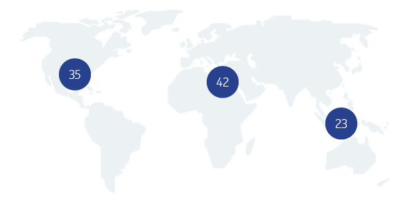 respondents location map