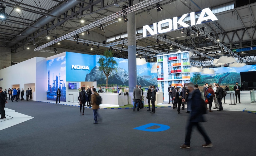 Nokia booth at MWC22