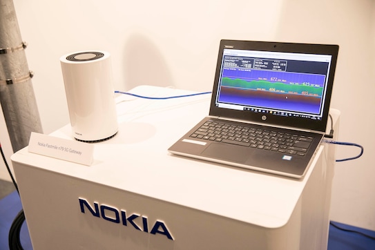 Nokia Fastmile n79 5G Gateway Throughput