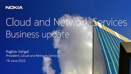 Cloud and Network Services progress update