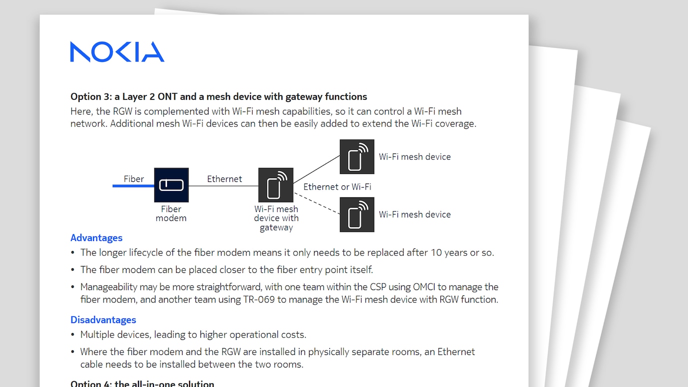 Choose the right number of CPE devices per home