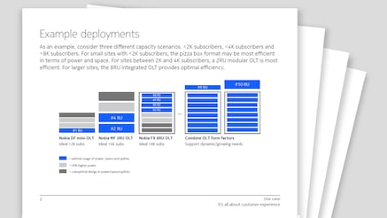 Size matters - Select the OLT that fits your business case