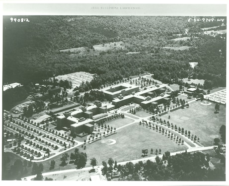 Aerial photo of Bell Labs Murray Hill, New Jersey in 1960