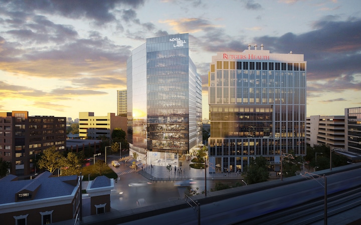 Rendering of the Nokia Bell Labs state-of-the-art research and development facility in New Brunswick, New Jersey  