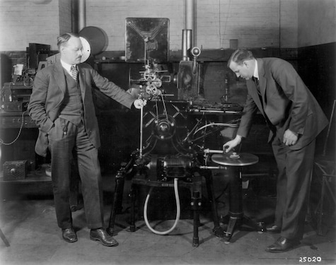 In 1927, Bell Labs developed equipment for first full-length motion picture with synchronized sound