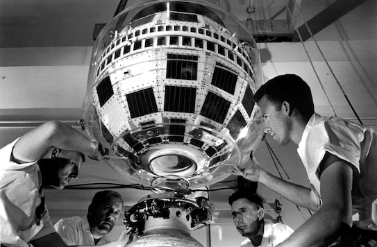 In 1962, Bell Labs and NASA launched Telstar 1, the first communications satellite