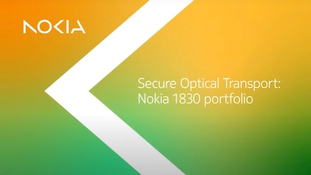 Secure optical transport with Nokia