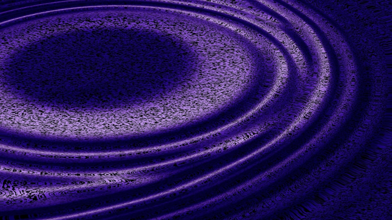 Purple circular waves