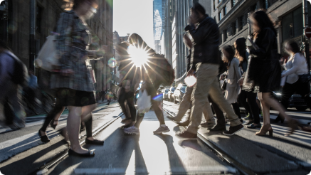 people walking