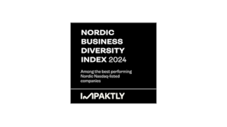 Nordic Business Diversity Index 2024 badge