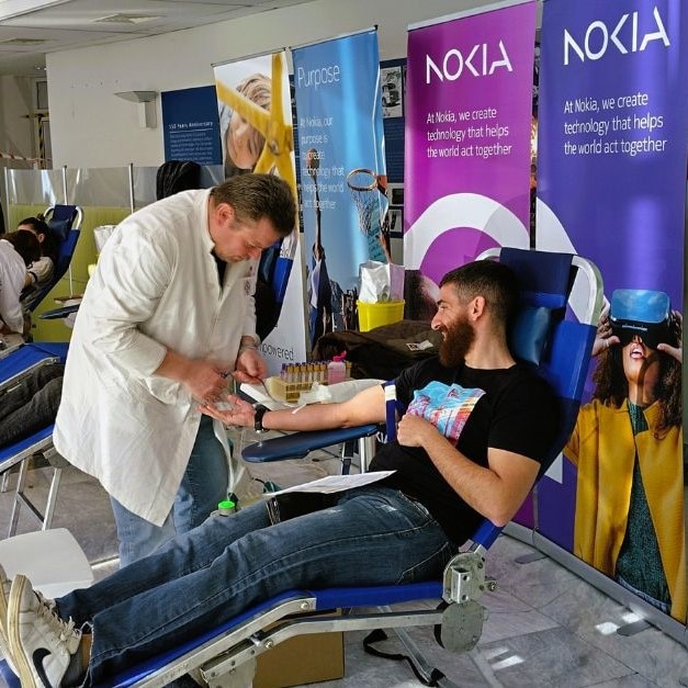 Blood donation in Nokia Greece