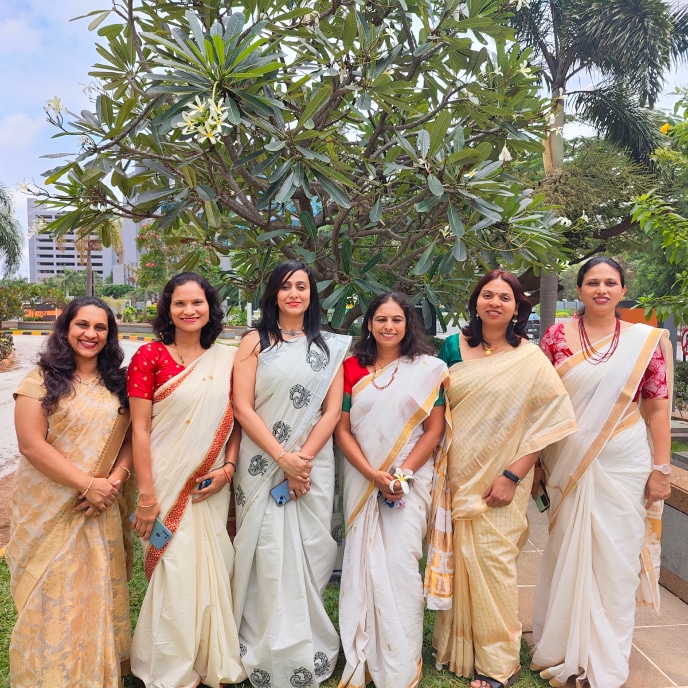 Roopashree and her colleagues