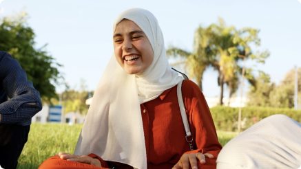 Moroccan girl smiling