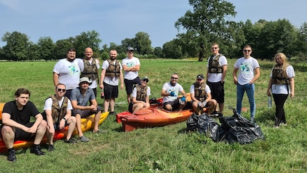 Bystrzyca river cleaning