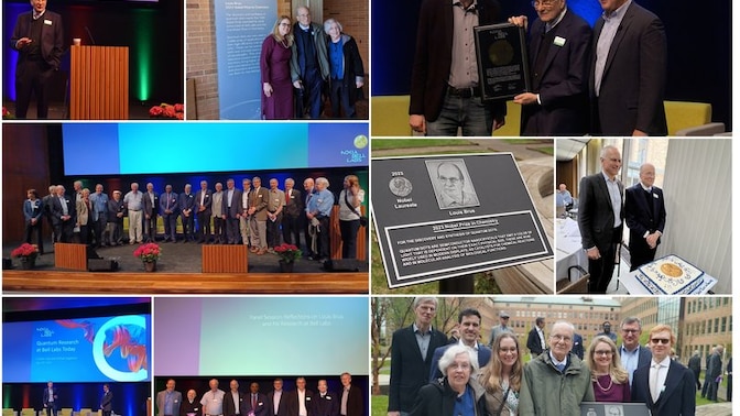 Nobel Prize ceremony collage