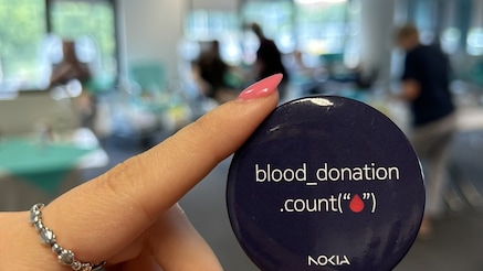 Blood donation event