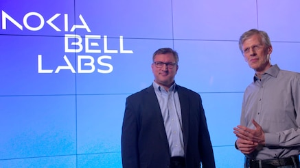 Thierry Klein and Peter Vetter. Nokia Bell Labs Presidents.