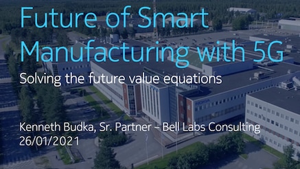 Future of smart manufacturing presentation cover