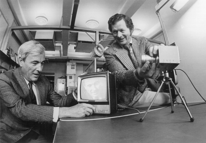 Willard S. Boyle (left) and George E. Smith (right). 2009 Nobel Prize Physics: Charge-coupled device.