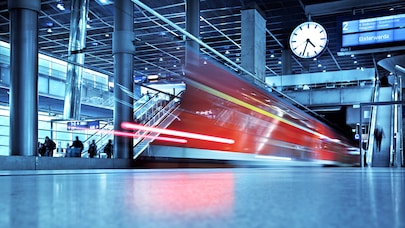 Train at station