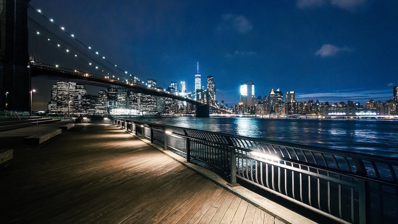Brooklyn Bridge at night