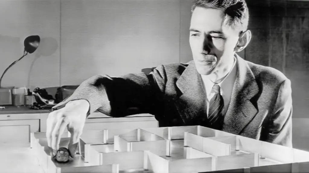 Claude Shannon and Theseus