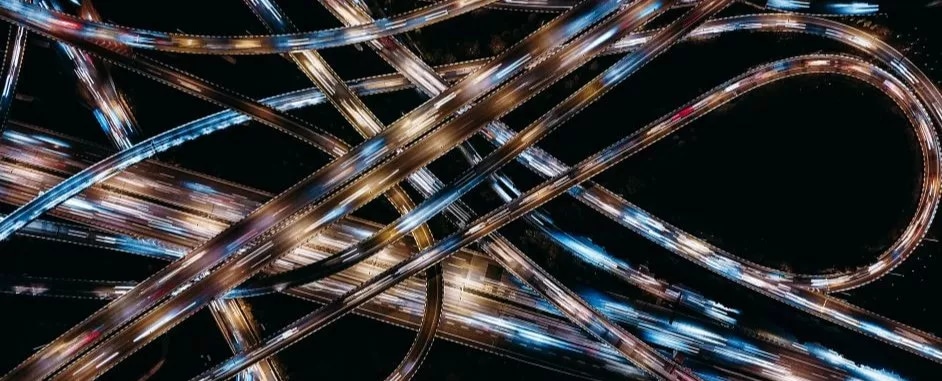 Highway long exposure photo