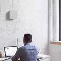 man at desk