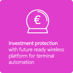 Investment protection with future ready wireless platform for terminal automation