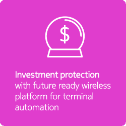 Investment protection with future ready wireless platform for terminal automation